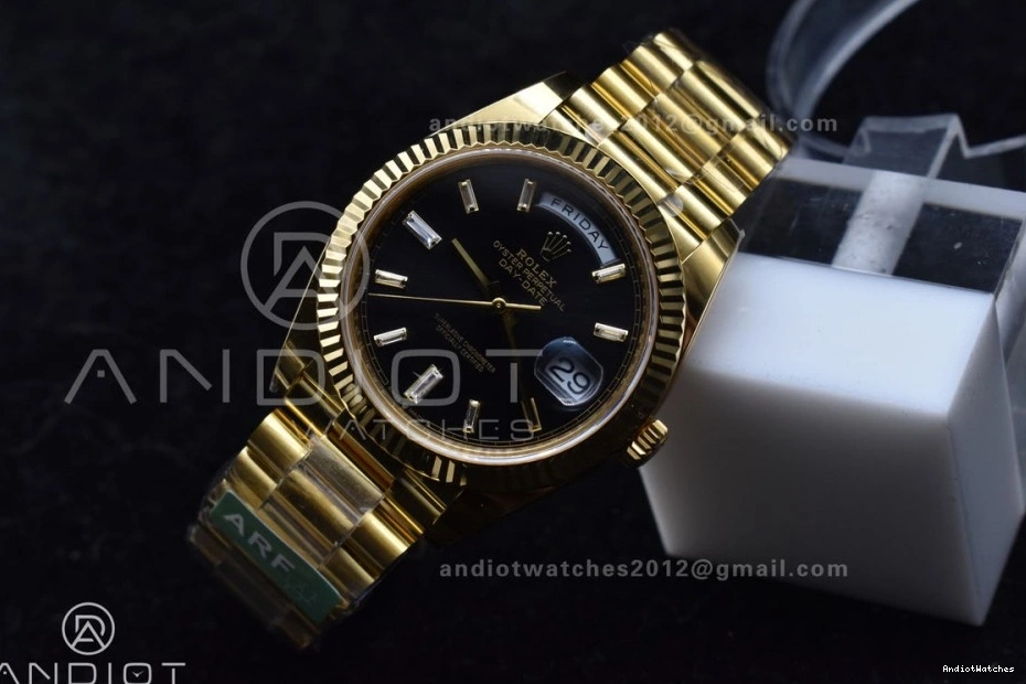 President Soft Weight) Day 40 YG ARF 656 On Date Dial (Gain 1:1 228238 Crystal Best VR3255 Black Bracelet Edition 1109